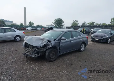 2017 Nissan Sentra Sv из США, поврежденный, VIN 3N1AB7AP9HY323065
